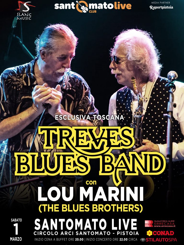 Treves Blues Band con Lou Marini (Blues Brothers)